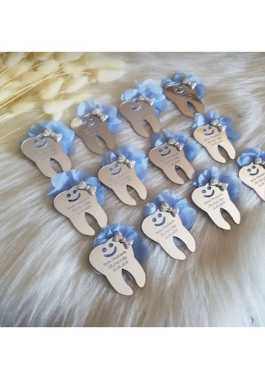 Pleksi Diş Buğdayı Dişim Çıktı Hediyelik Magnet 15 Adet