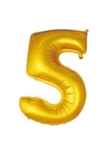 5 Rakam Folyo Balon Altın