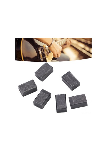 Hfambition Elektro Gitar Tremo Köprü Tamiri İçin Dayanıklı Metal Basma Blokları - 6 Adet Set