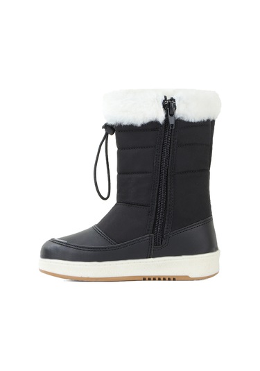 Vojo Warm Suya Dayanıklı Kürklü Fermuarlı Çocuk Çizme 267800001831 01 Siyah Siyah