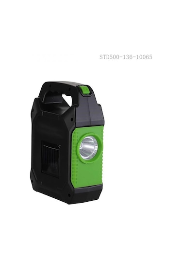 Şarjlı Ve Güneş Enerjili Kamp Feneri El Feneri Yüksek Işıklı Kamp El Feneri 3w+1w+12w Avcı Feneri