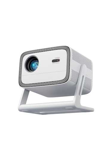 Wanbo Vali 1 Projeksiyon Cihazı 900 ANSI Lümen Android TV Dahili Stand