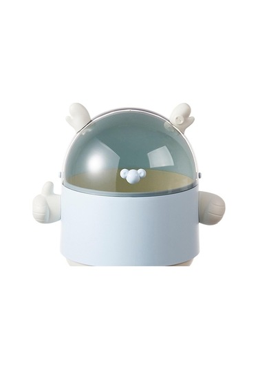 Pazly Suntek Sevimli Sepeti Mavi Mavi Masaüstü Kutusu Dekoratif Çöp Ad Mavi