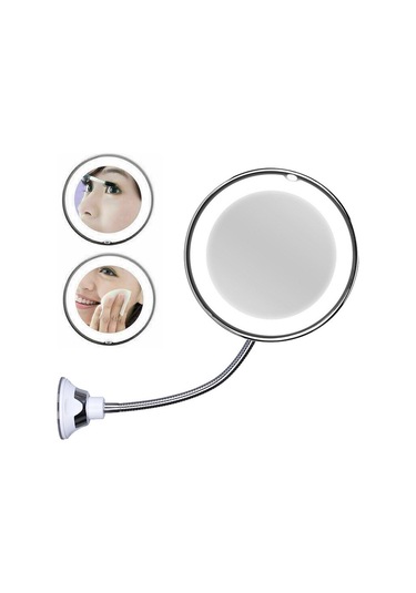 Cbx Duvara Monte Emme Kupası Tipi Led Işıklı Makyaj Aynası