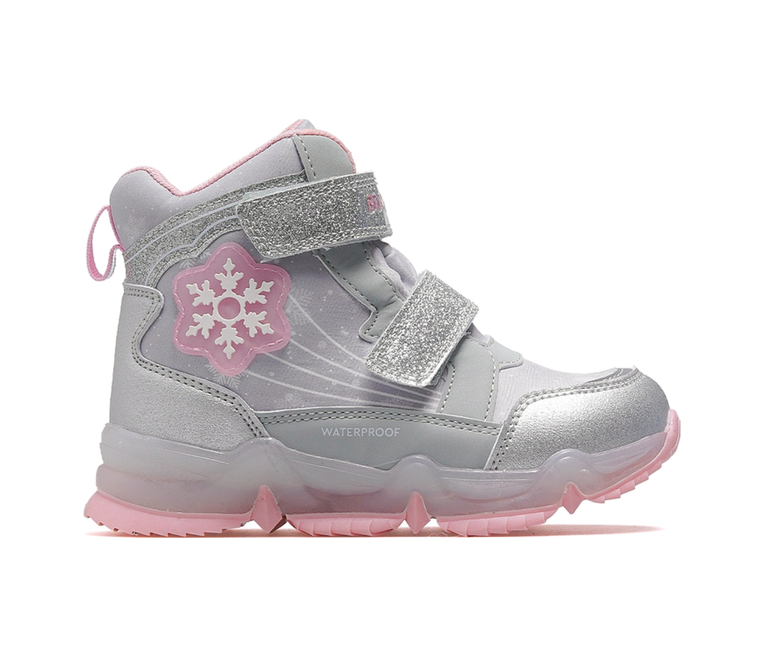 Buckhead Snowy Kız Çocuk Waterproff Outdoor Işıklı Bot 25k Buck3034 Gri Gri