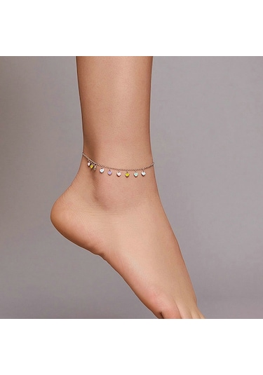 Sones Sct020 Gökkuşağı Aşk Gümüş Bileklik Gümüş Bileklik Çok Renkli