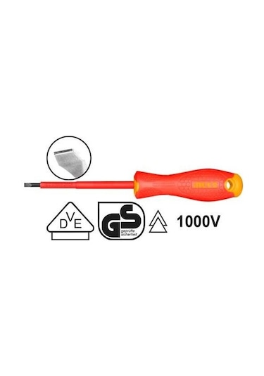 Ingco Düz Tornavida 4MM *100MM Hısd814100