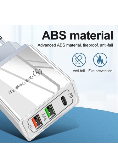 Hızlı Şarj 4.0 3.0 Pd Usb Şarj Cihazı 30 W Qc4.0 Qc3.0 Usb Tip C Hızlı Şarj Cihazı İphone Uyumlu 11 X Xs 8 Xiaomi Telefon İpad Uyumlu Pd Şarj Cihazı