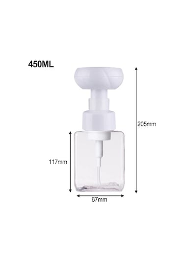 Qfdr 450ml Boş Doldurulabilir El Pompası Şişe Şampuan Konteyner