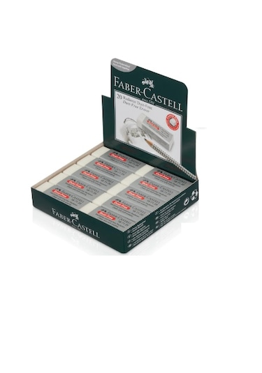 Faber-castell Öğrenci Silgisi Dust Free 20 Li Beyaz