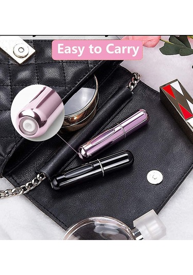 Yifomall 5ml Mini Parfüm Şişesi - Alüminyum Spreyli, Pratik Ve Dayanıklı