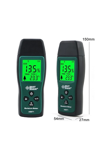 Ahşap Mobilya Yapımı İçin Akıllı Sensör As971 Nem İçeriği Test Cihazı