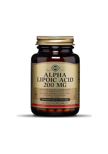 Alpha Lipoic Acid 200 Mg 50 Kapsül 033984000582