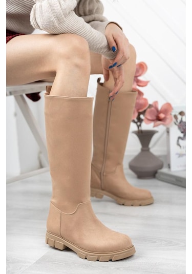 Park Moda ParkModa Kbt135 Siyah Kadın Çizme NUT Ten Rengi
