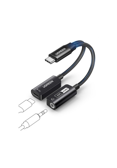 Ugreen Mangetic Usb-c To Aux 3.5mm Hi-res Audio Dac Chip Audio Adaptör, 25837