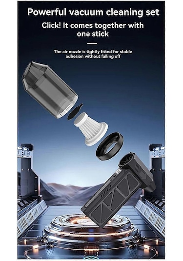 100000 Rpm Hava Üfleyici Turbo Jet Fan Vakum Toz Temizleyici, Şarj 52 M/s Yüksek Hızlı, 4 Vitesli Rüzgar Hızı Yongtao