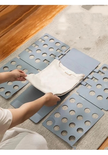 Gül-giysi Katlanır Tahta Giyim Klasörü Bender T Shirt Süveter Organizatör Çamaşır Giyim Plastik Hızlı Giysi Saklama Organizatör