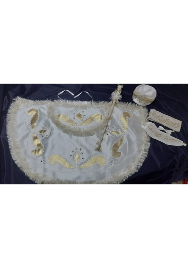 Sünnet Kıyafeti Seti Krem-gold 6 Parça