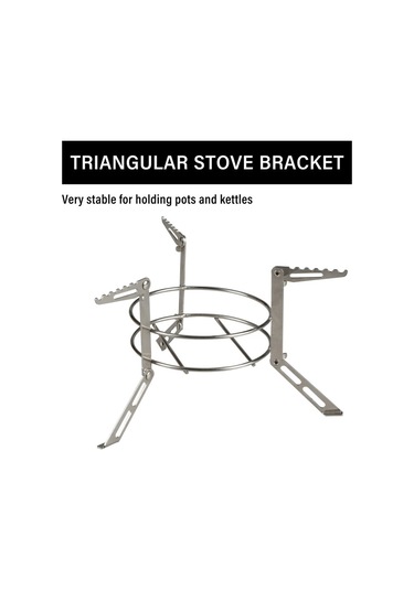 Mufunye Çadır Ve Pikniklerde Kullanım İçin Taşınabilir Alkollu Ocak, Katlanabilir - Dayanıklı Çelik Ve Alüminyum Malzeme Gümüş