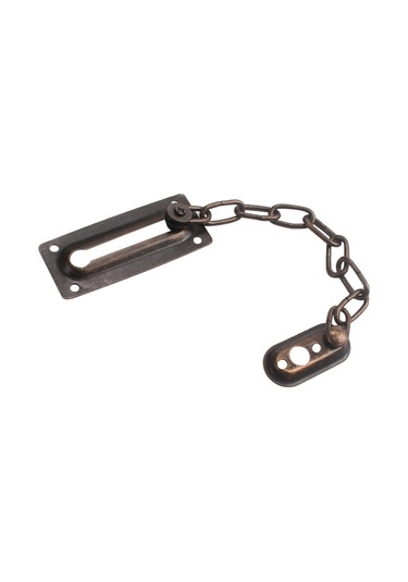 Sones Güvenlik Kapı Zinciri Hırsızlığa Karşı Ev Kapı Sürgü Mandalı Pencere Zincir Kilidi, Stil: Yuvarlak Bronz