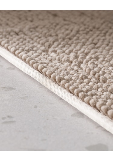 Madame Coco Conques Banyo Paspas - Bej - 60x100 Cm Ekru