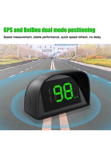 Suofeng Araç Hud Gösterge - Gps Hız Göstergeli Büyük Led Ekran Km/mph - Tüm Araçlar İçin