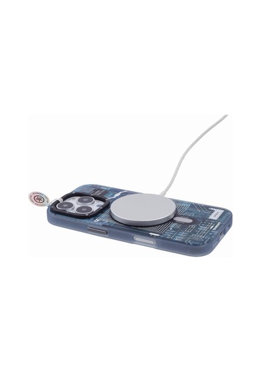 İphone 16 Pro Kılıfı İçin Magsafe Pc+tpu Mat Telefon Kılıfı Imd Desenli Uyumlu