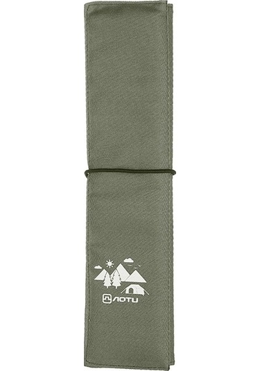 Aotu Taşınabilir Nem Geçirmez Koltuk Mat Oxford Kumaş + Epe Açık Kamp Piknik Oturma Pedi Haki Haki