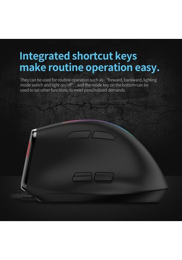 Geeksen Zelotes T-50 9 Tuşlu Optik Oyun Faresi, 12800dpı, Usb 1.8m, Çoklu Sistem Desteği, 130g Hafif Tasarım 001