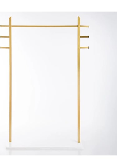 Hera Gold Metal Ayaklı Askılık Gold