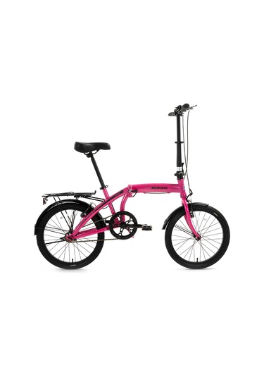 Bisan Twin V Fren Vitessiz 20 Jant Katlanır Bisiklet Metalik Pembe Siyah Çok Renkli