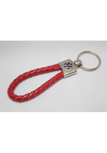 Venotto Volkswagen Uyumlu Anahtarlık Deri Kırmızı (407217005)