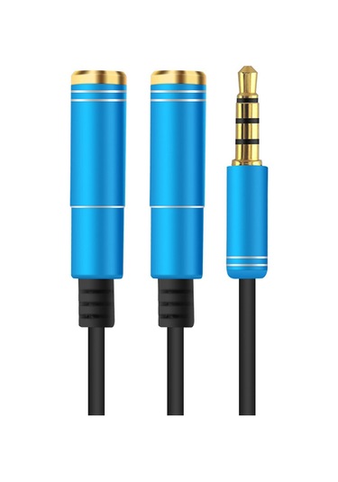 3.5mm Aux Splitter Kablo Mikrofonlu Kaiyi