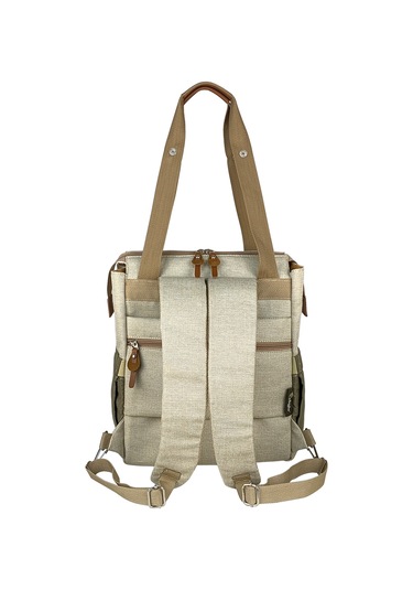 Stylo Platinum 2 In 1 Anne Bebek Bakım Sırt Ve Omuz Çantası Be Bej