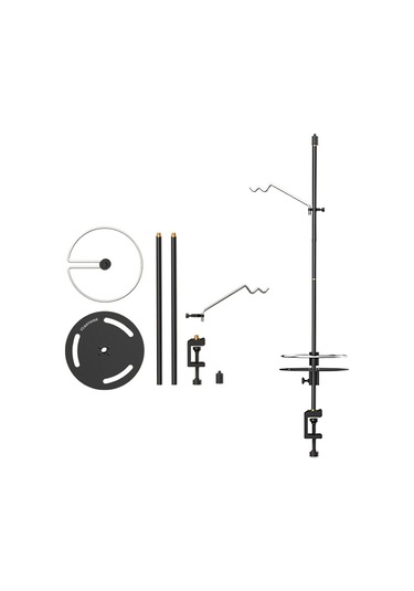 Padalink Kamp Aydınlatma Sehpası - Ayarlanabilir Alüminyum Katlanır Masa Ve Zemin Tipi Çok Renkli
