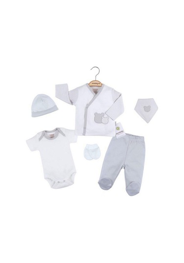 Ciccim Baby 4330 Zıbın Takım Gri 001