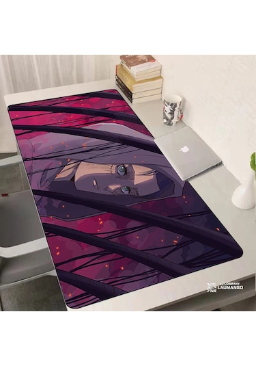 Laumango Titan Oyun Mouse Pad Xxl - Kaymaz Kauçuk Bilgisayar Halı, Klavye Destekli Gamer Aksesuar 40x30 Cm Koyu Mavi Koyu Mavi
