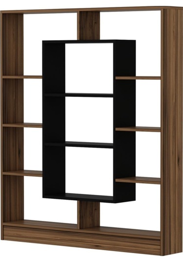 Venüs Kitaplık - Ceviz / Siyah