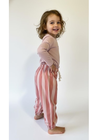 Çizgili Mummy&dadys Girl 2 Li Takım Pudra