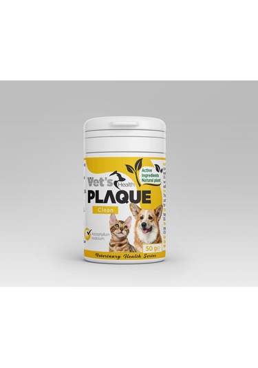 Vet's Health Plaqueclean Kedi Köpek Diş Taşı Tartar ve Plak Giderici 50 G