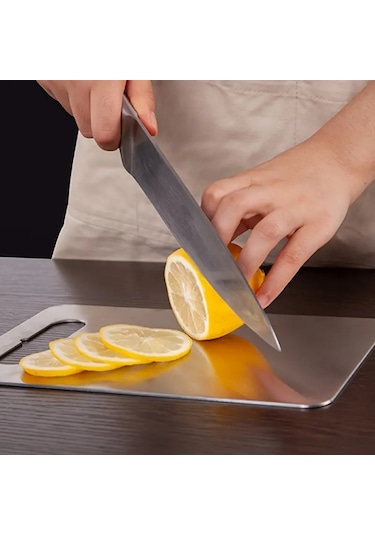 River World Kesme Tahtası Paslanmaz Çelik Ve 3'lü Çok Renkli