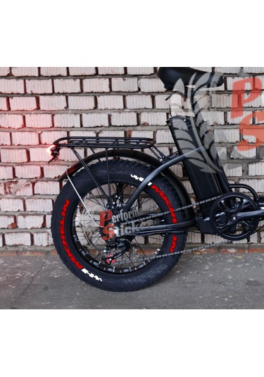 Michelin Elektrikli Bisiklet Lastik Yazısı Stikeri 8adet 15-21inç