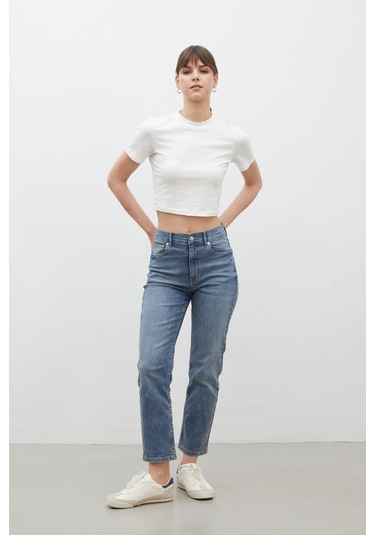 Manuka Bootcut Fıt Denim Pantolon Mavi