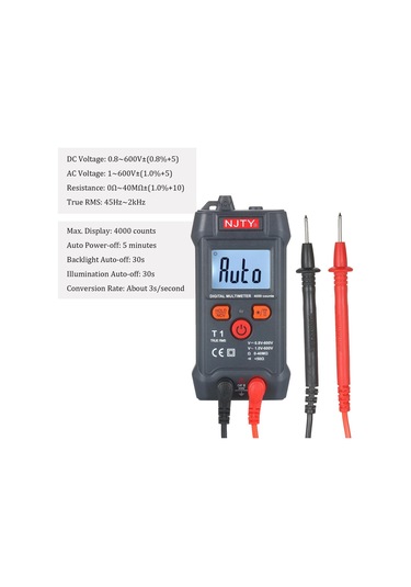 Jms Njty T1 Lcd Dijital Multimetre