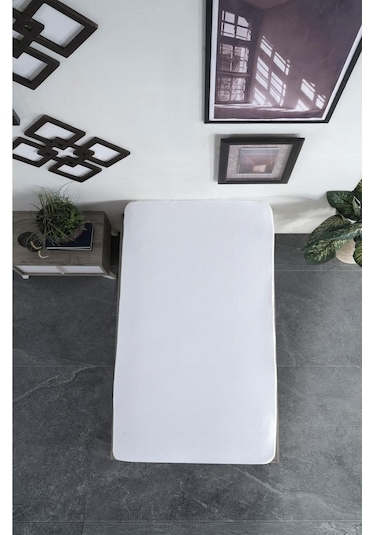 Tek Kişilik Pamuklu Sıvı Geçirmez Fitted Alez 100X200