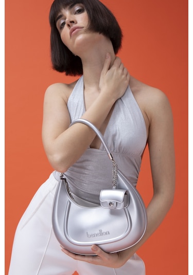 Unıted Colors Of Benetton Kadın Kol Çantası C.bnt 1451 GÜmüş