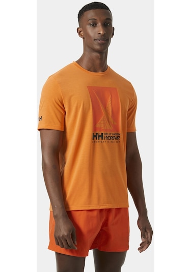 Helly Hansen Hp Race Graphic Erkek T-shirt-27975-turuncu Turuncu
