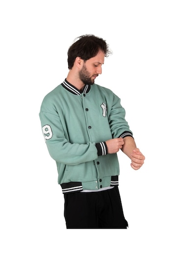 Deepsea Erkek Yeşil Çıtçıtlı Kolej Mont 2304760 Yeşil