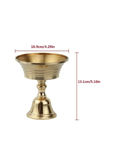 Pazly Yapımı Tutucu Suntek Mumluk Lamba Kandil Ghee El Çap-109mm Budizm Ya