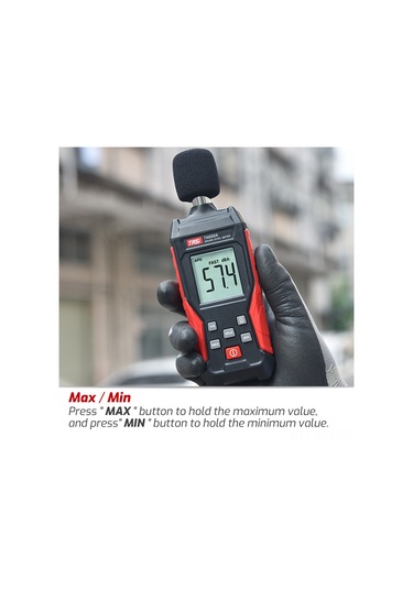Moveevo Ta650a Ses Seviye Ölçer, 30-130db Aralığında Gürültü Ölçümü, Ev Ve Endüstriyel Kullanım İçin Hassas Ses Test Cihazı 1 Adet